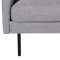 Zoom Sofa 2 Personen grau.