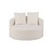 Kelso sofa 116cm 2 personers teddy hvid.