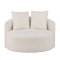 Kelso sofa 116cm 2 personers teddy hvid.