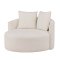 Kelso sofa 116cm 2 personers teddy hvid.