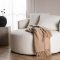 Kelso sofa 116cm 2 personers teddy hvid.