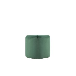 Pouf Peg 46cm velluto verde.