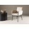 Petra spisestuestol med armln velour beige.