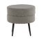 Pouf vaso 40cm grigio.