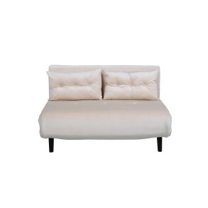 Vicky Schlafsofa Velour beige.