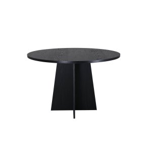 Bootcut spisebord 110cm svart.