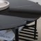 VonStaf sofabord 80 cm med hylde glas sort marmor dekor.