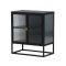Garis sk�nk 2 glasd�rrar svart.