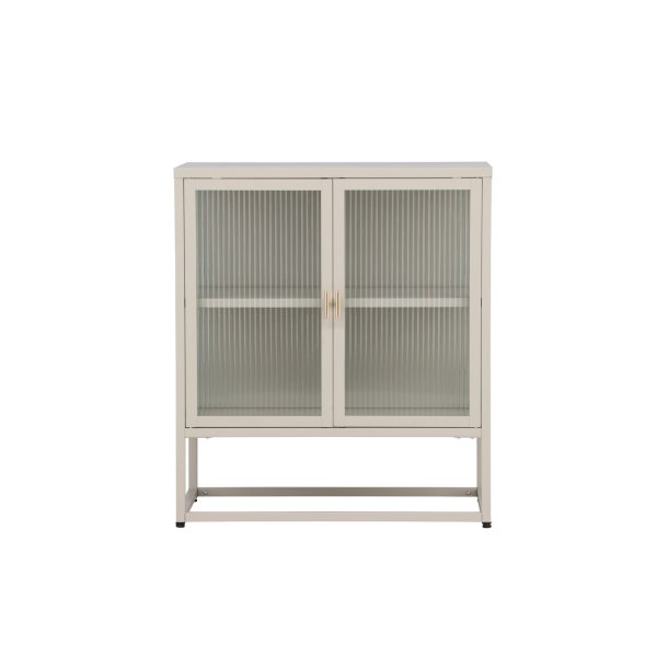 Garis Sideboard 2 Glastüren beige.