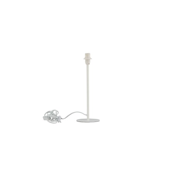 Lampada da tavolo Dasir Lighting 12x12x42,4cm bianca.