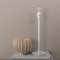 Lampada da tavolo Dasir Lighting 12x12x42,4cm bianca.