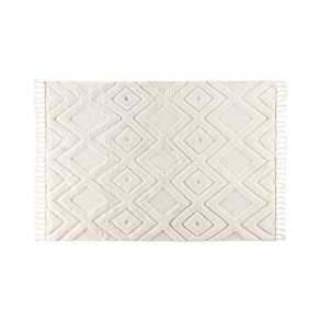 Dahlia teppe 300x200cm hvit.