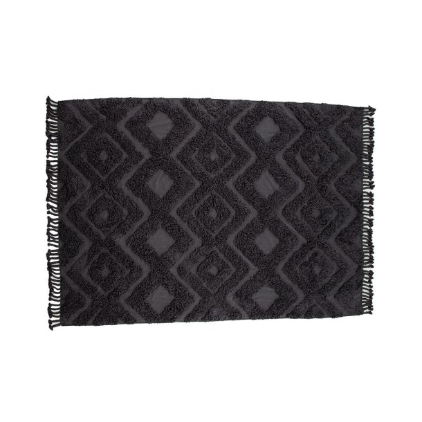 Hilma Teppich 350x250cm dunkel grau.