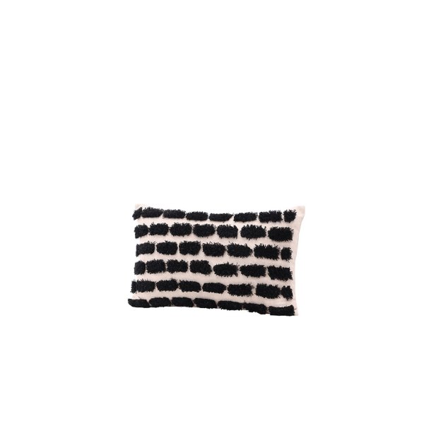 Lova Kissenbezug 30x50cm schwarz.