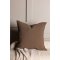 Celine Kissenbezug 50x50cm dunkelbraun.
