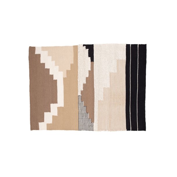 Aston teppe 230x162cm brun.