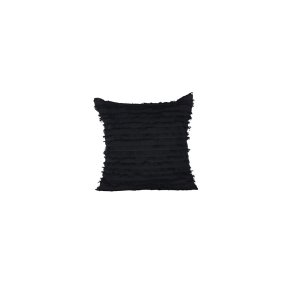 Edith Kissenbezug 60x60cm schwarz.