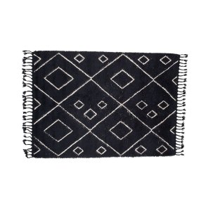David teppe 230x162cm svart.