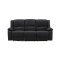 Singapore sofa 3 personers recliner sort.