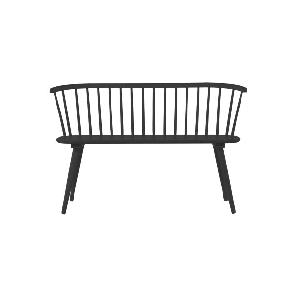 Bobby Sitzbank 120 cm schwarz.