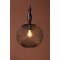 Valence éclairage lampe pendentif 30x30x48cm noir.