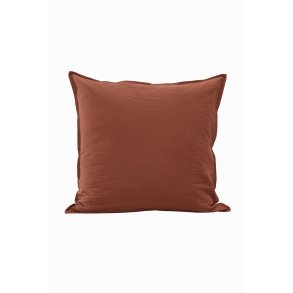 Ronja Kissenbezug 60x60cm Rostorange.
