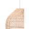 Brivela belysning pendel 35x35x27cm natur.