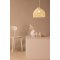 Brivela belysning pendel 35x35x27cm natur.