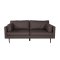 Boom Sofa 3 Personen Kunstleder braun.