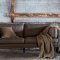 Boom Sofa 3 Personen Kunstleder braun.