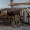 Boom Sofa 3 Personen Kunstleder braun.