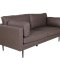 Boom Sofa 3 Personen Kunstleder braun.