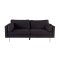 Boom sofa 3 seter velour svart.