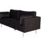 Boom sofa 3 seter velour svart.
