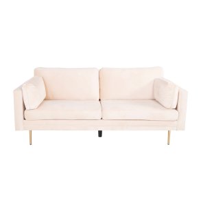 Boom sofa 3 seter velour beige.