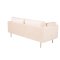 Boom sofa 3 osb welur beżowy.