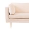 Boom sofa 3 osb welur beżowy.