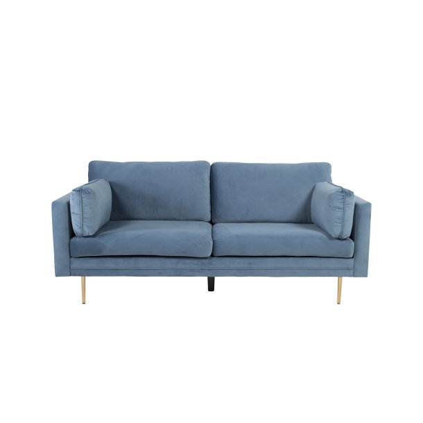 Boom sofa 3 personers velour bl.