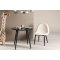 Plaza table de salle à manger pour enfants Ø60 cm noir.