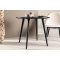 Plaza table de salle à manger pour enfants Ø60 cm noir.