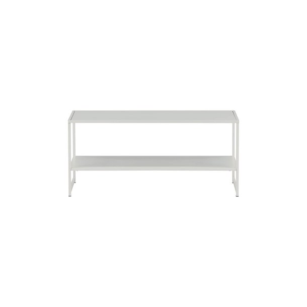 Staal Couchtisch 101,6x43,2cm wei.