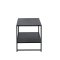 Staal sofabord 101,6x43,2cm sort.