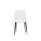 Night Esszimmerstuhl PU Kunstleder wei, schwarz.