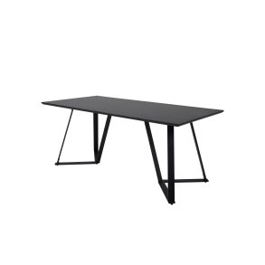 Marina Esstisch 90x180cm schwarz.