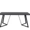 Marina Esstisch 90x180cm schwarz.
