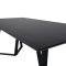 Marina Esstisch 90x180cm schwarz.