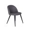 Velvet spisestuestol velour gr.