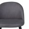 Velvet spisestuestol velour gr.