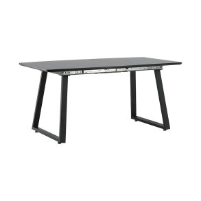 Inca Esstisch 85x160 cm schwarz.