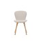 Lilja spisestuestol beige, egetr dekor.